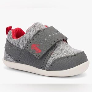 See Kai Run Ryder II Size 4 First Walker Grey/Red